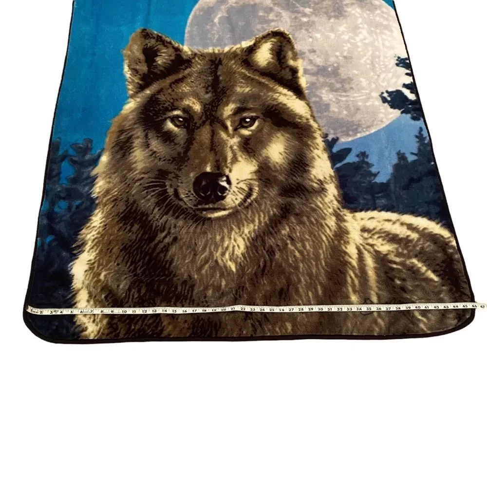 The Northwest Company James Meger Wolf Moon Spirit Animal Blanket